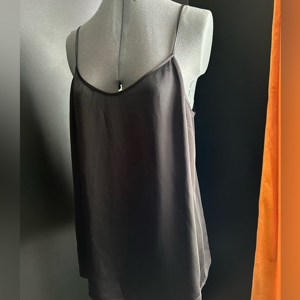 Michael Kors Collection black silk camisole. Size 12. NWT